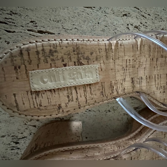 NWOB CULT GAIA Sev Clear Four-Band Platform Sandals - Picture 10 of 17